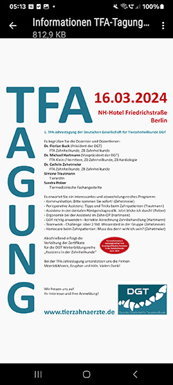 TFA Tagung Berlin 03/2024